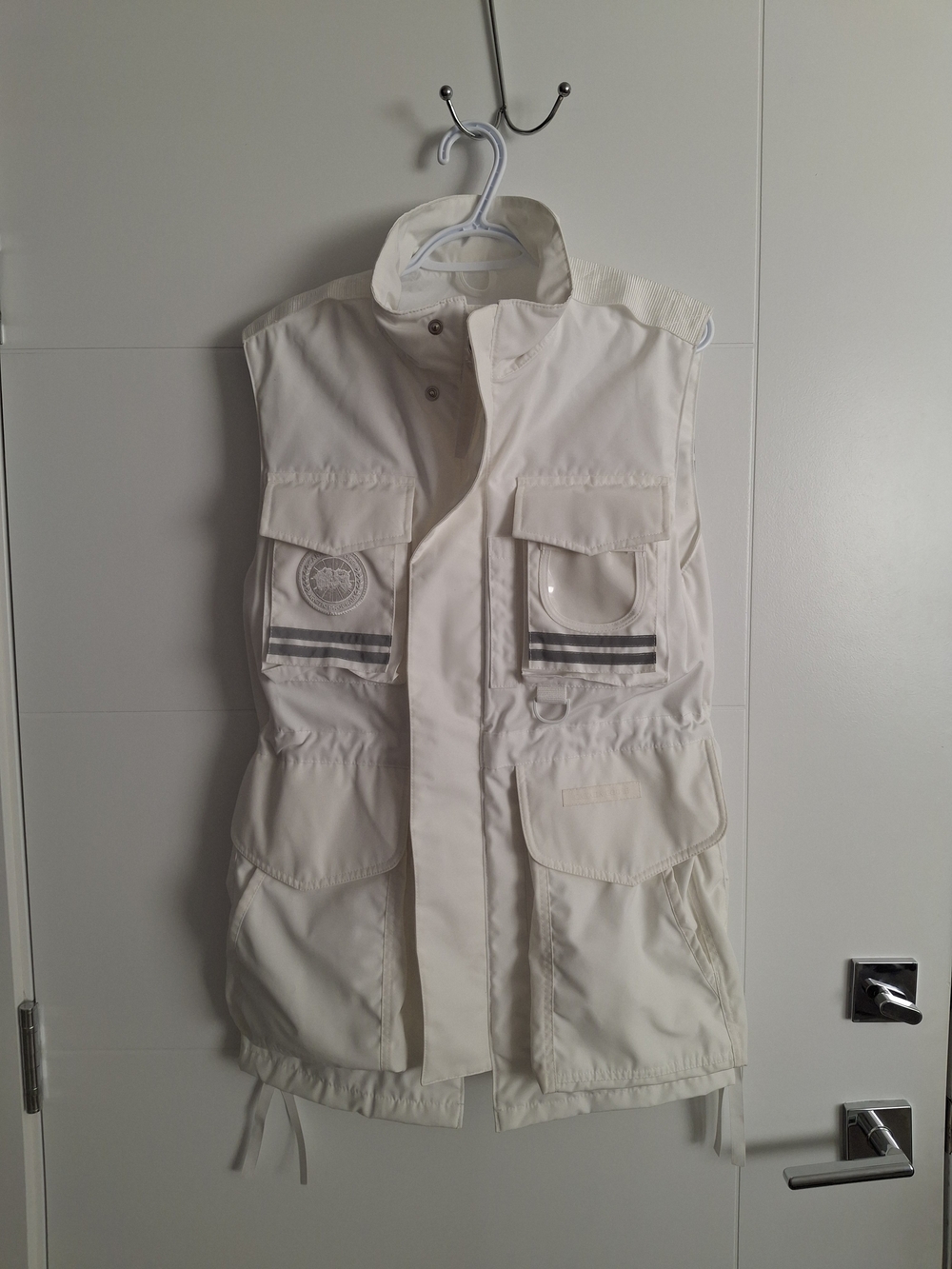 Womens Canada Goose Vest Cream Utility Vest Jacket